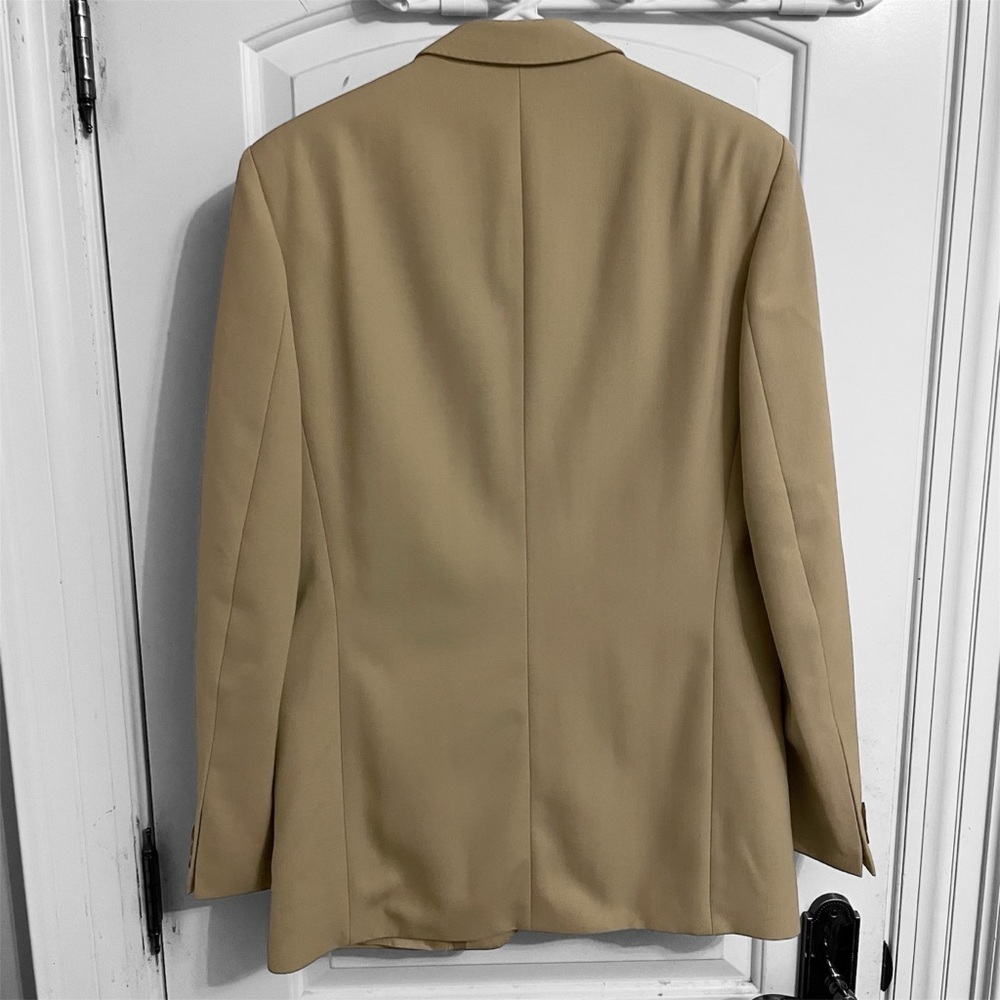 Hugo Boss Beige Textured Blazer Size Large - Picture 3 of 9